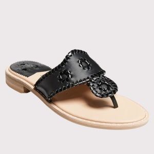 Black Jacks II Flat Sandal